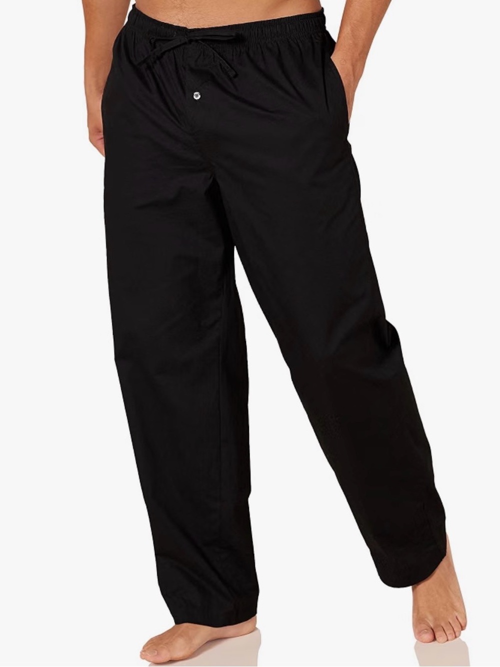 Amazon Essentials Poplin Straight Fit Pajama Bottoms